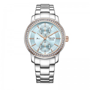 Alexandre Christie AC 2A87 Silver Light Blue BFBSSBURG